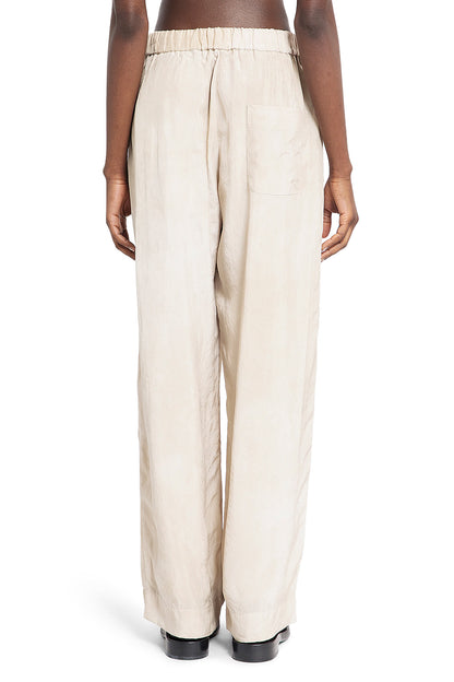 ZIGGY CHEN WOMAN OFF-WHITE TROUSERS