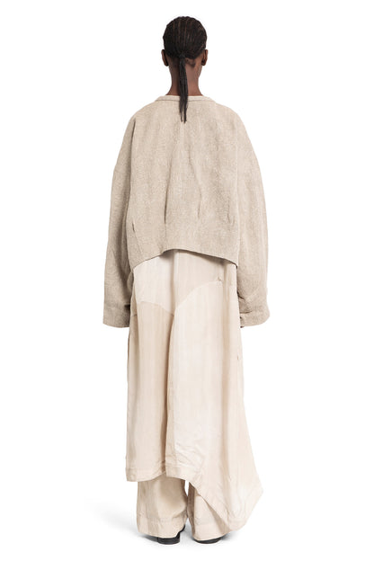 ZIGGY CHEN WOMAN OFF-WHITE COATS