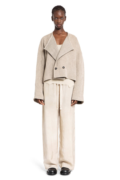 ZIGGY CHEN WOMAN OFF-WHITE COATS