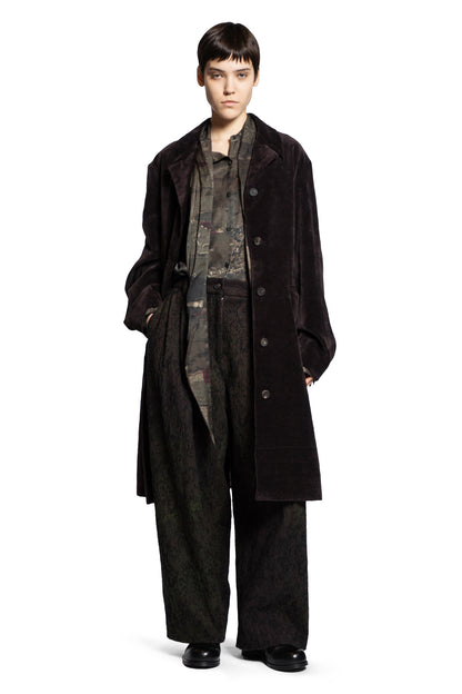 Spread Collar Long Coat