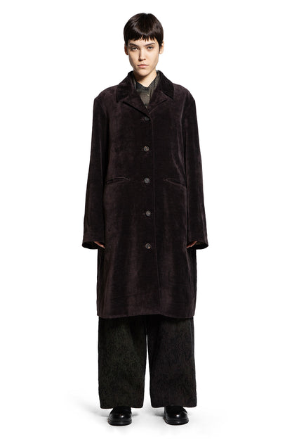 Spread Collar Long Coat