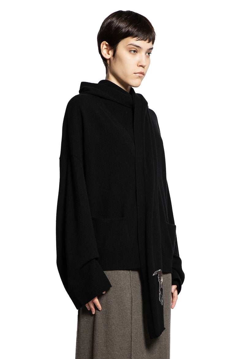 Scarf Cardigan with Hood