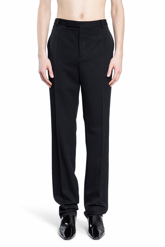 SAINT LAURENT MAN BLACK TROUSERS