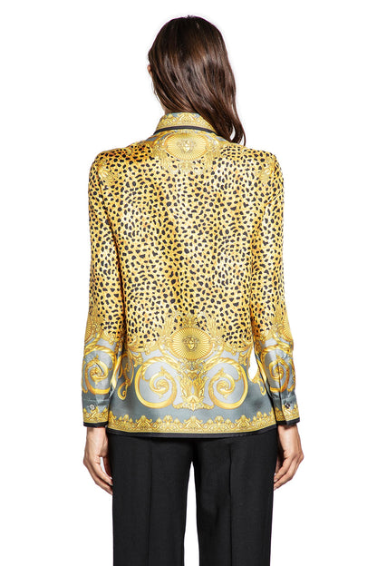 Cheetah Foulard Silk Shirt