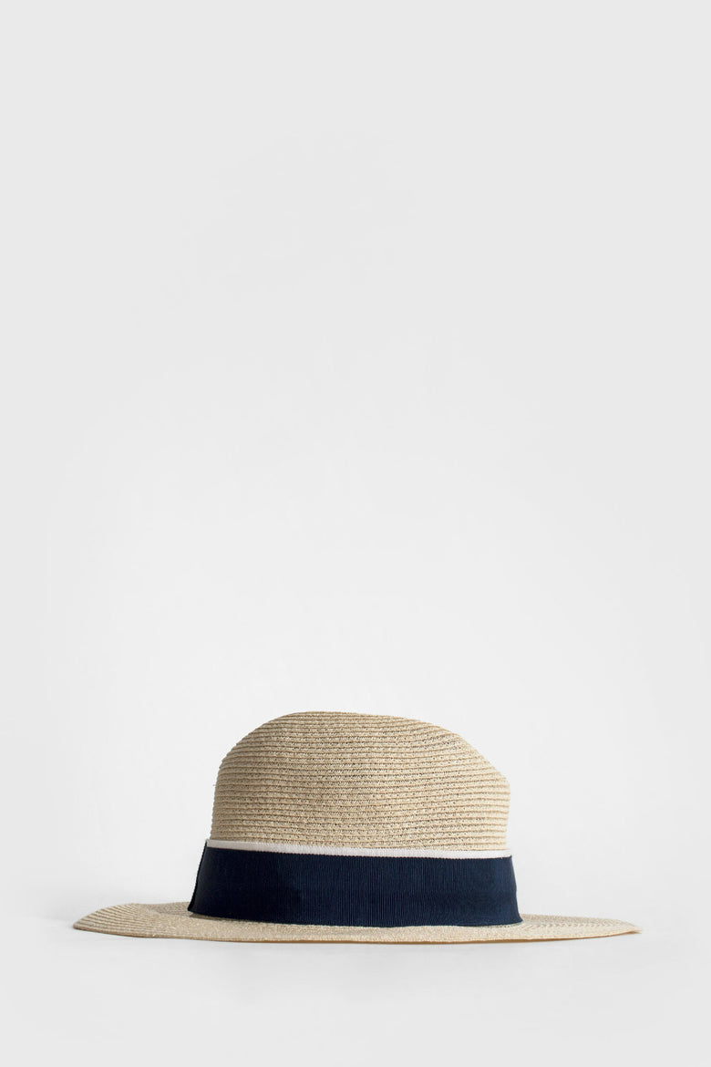 MAISON MICHEL WOMAN OFF-WHITE HATS