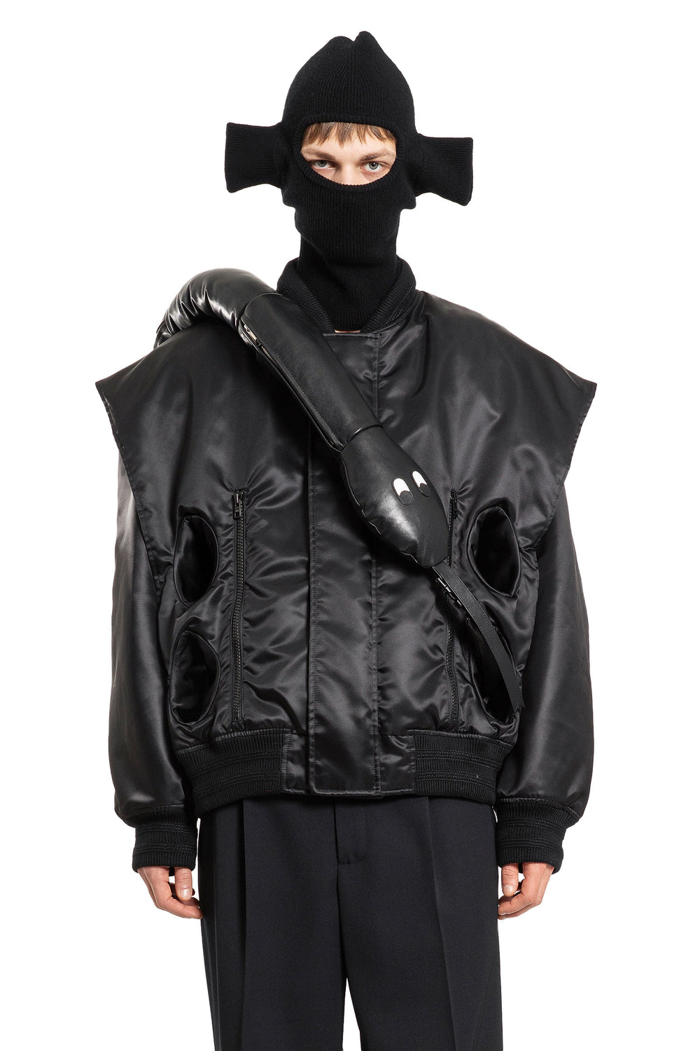 WALTER VAN BEIRENDONCK MAN BLACK JACKETS