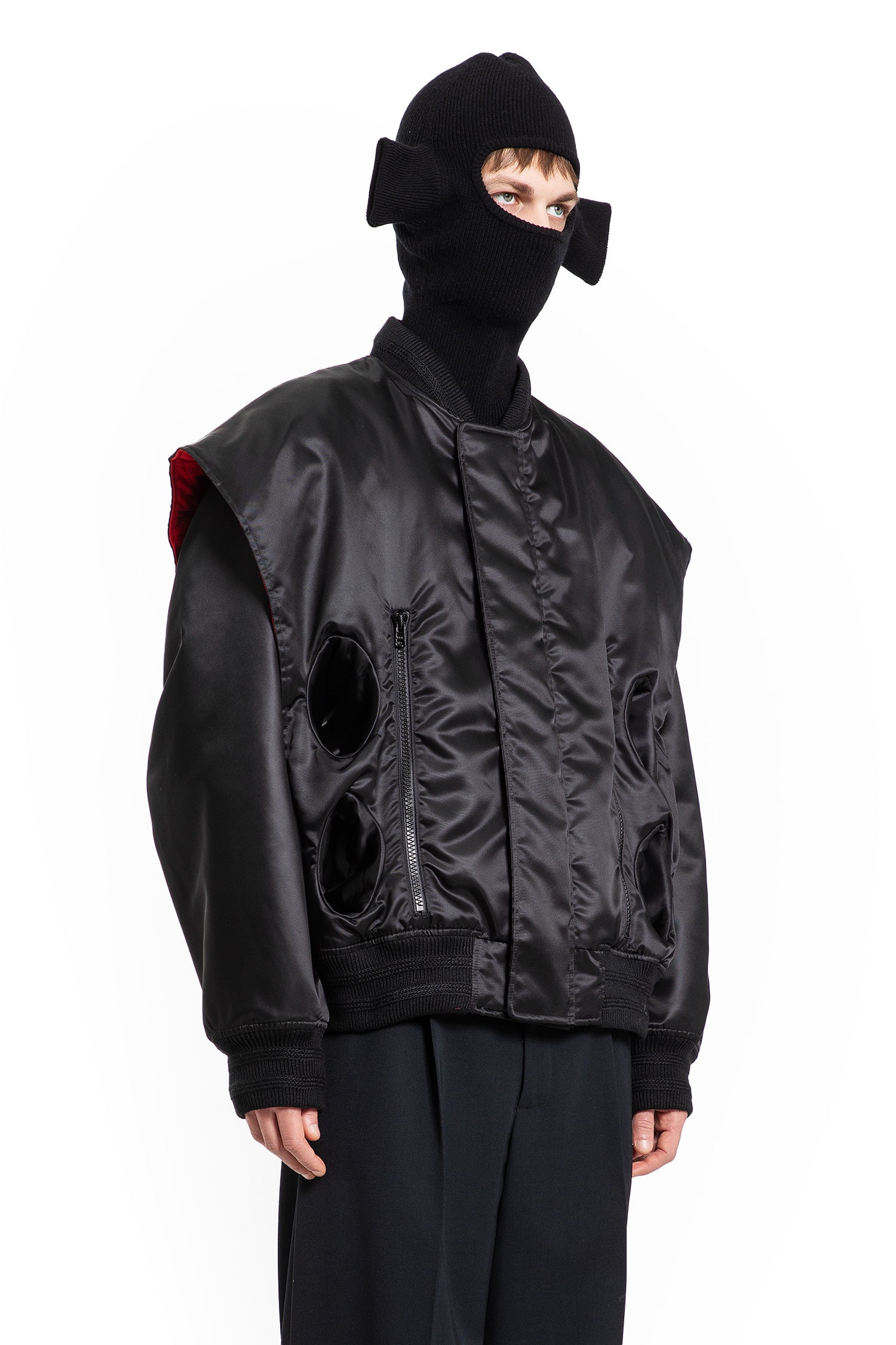 WALTER VAN BEIRENDONCK MAN BLACK JACKETS