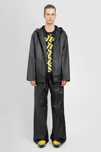 WALTER VAN BEIRENDONCK MAN BLACK JACKETS