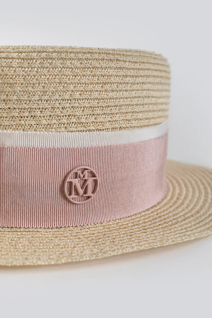 MAISON MICHEL WOMAN OFF-WHITE HATS