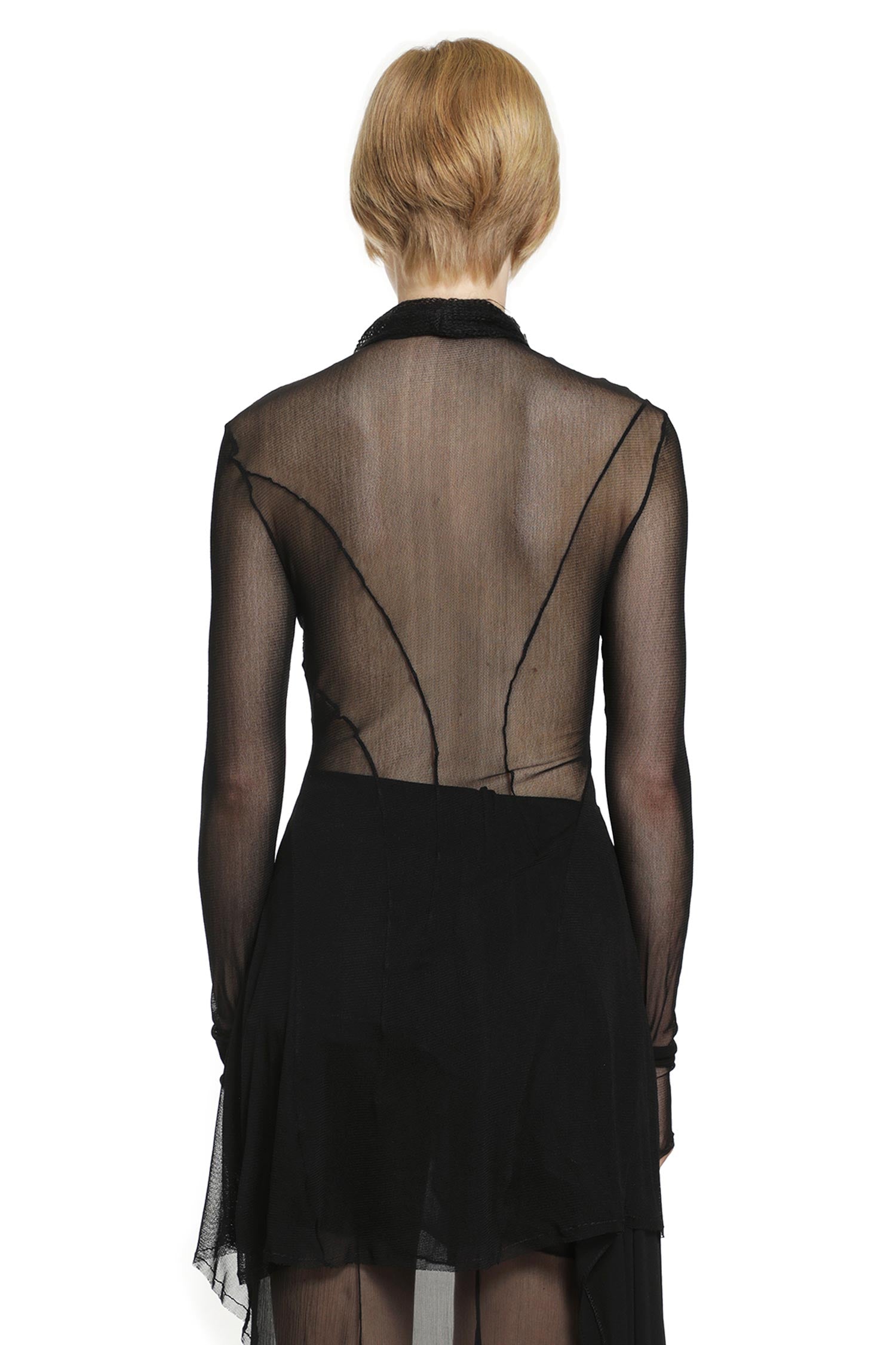 YEHUAFAN Silk Mohair Top woman