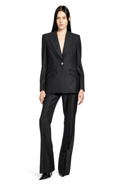 Wool Pinstripe DV Trousers