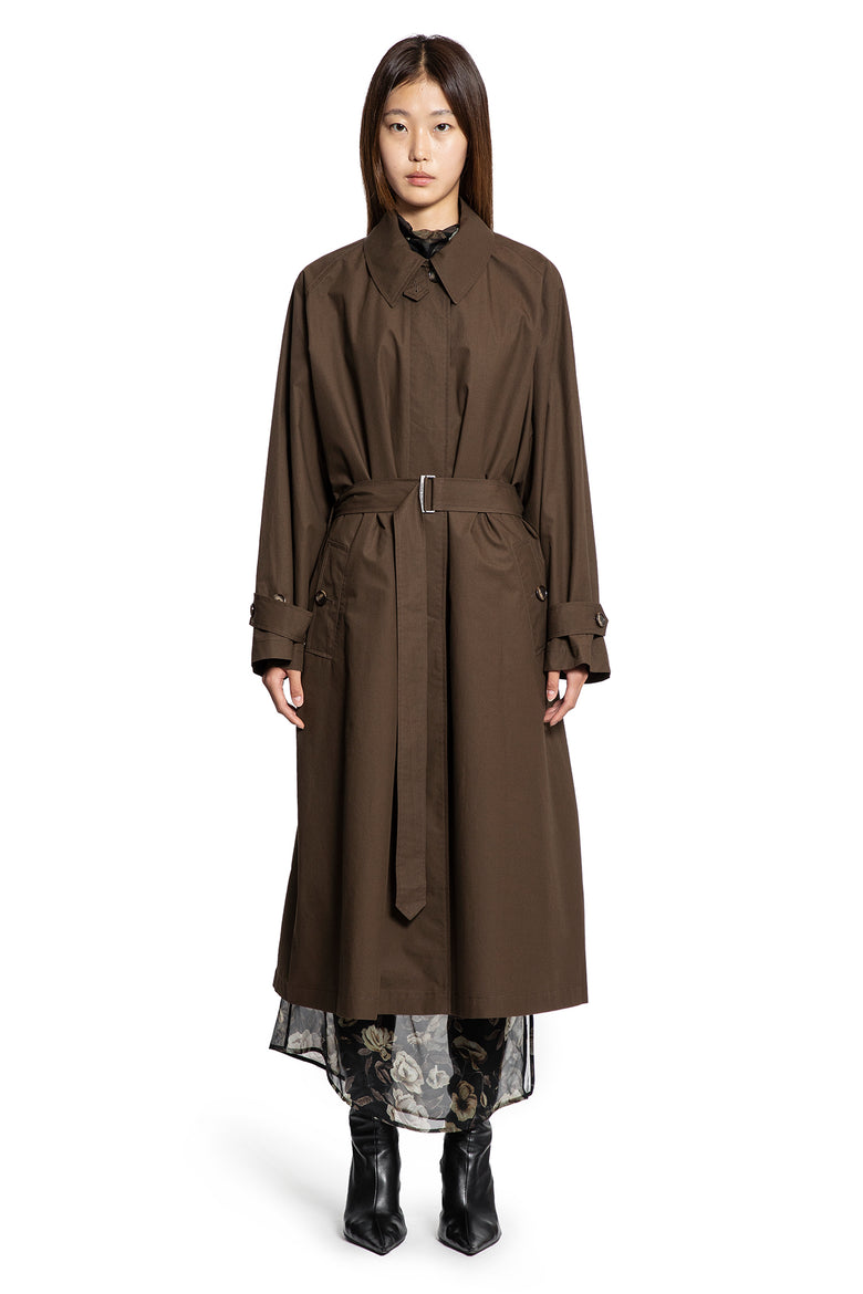 Belted Trench-Coat in Cotton