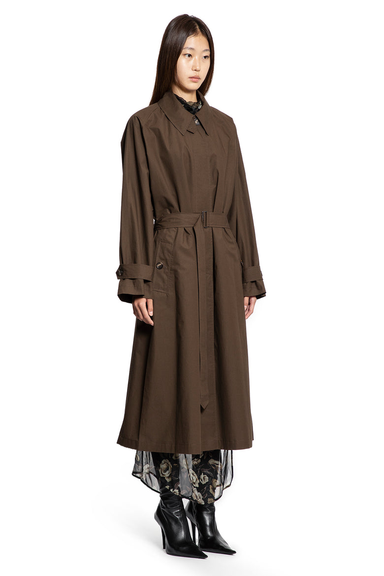 Belted Trench-Coat in Cotton
