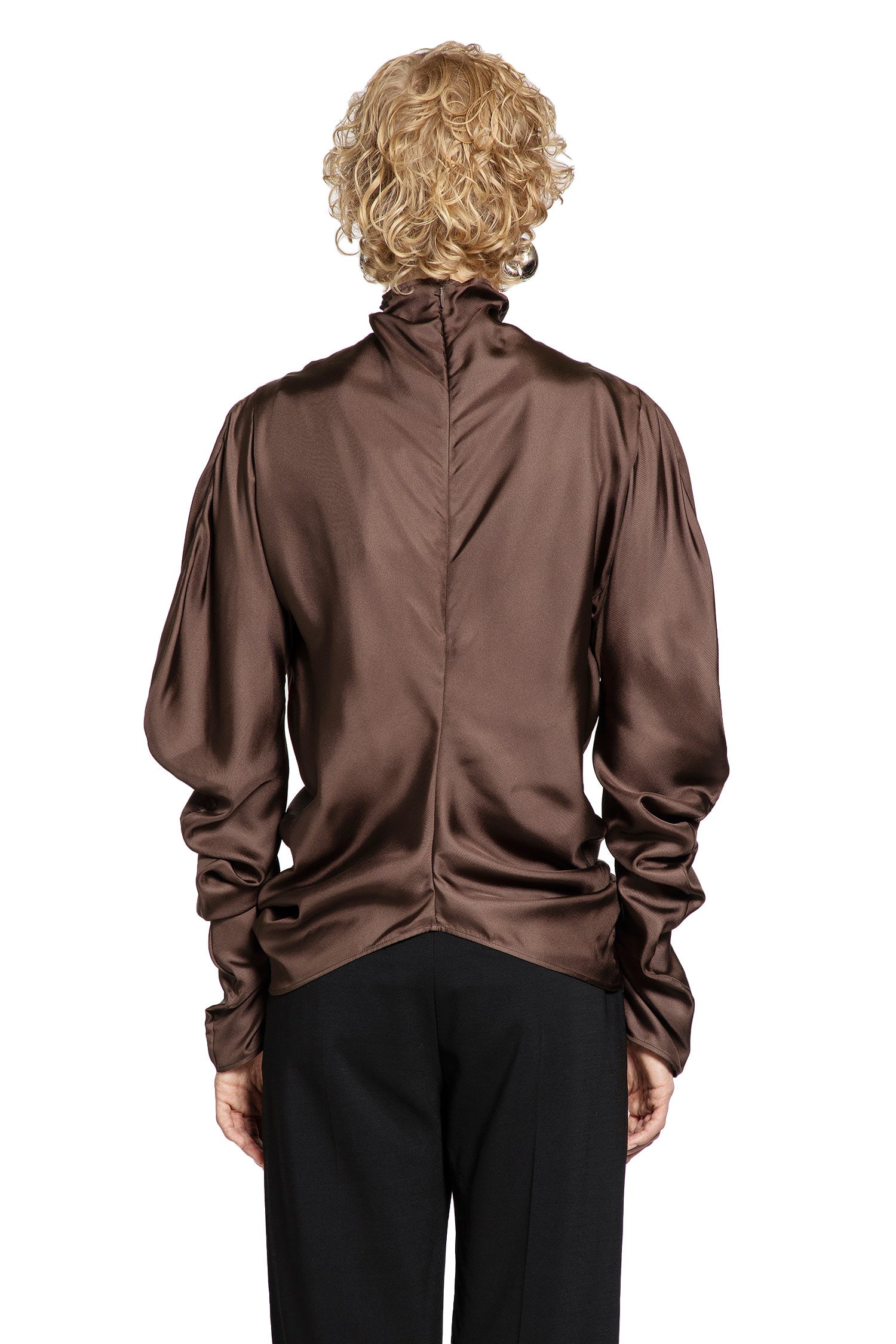 THE ROW WOMAN BROWN TOPS