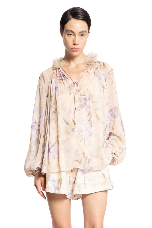 ZIMMERMANN WOMAN BEIGE SHIRTS