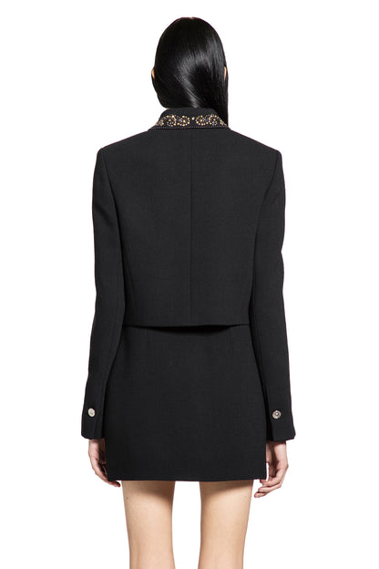 Studded Wool Crop Jacket