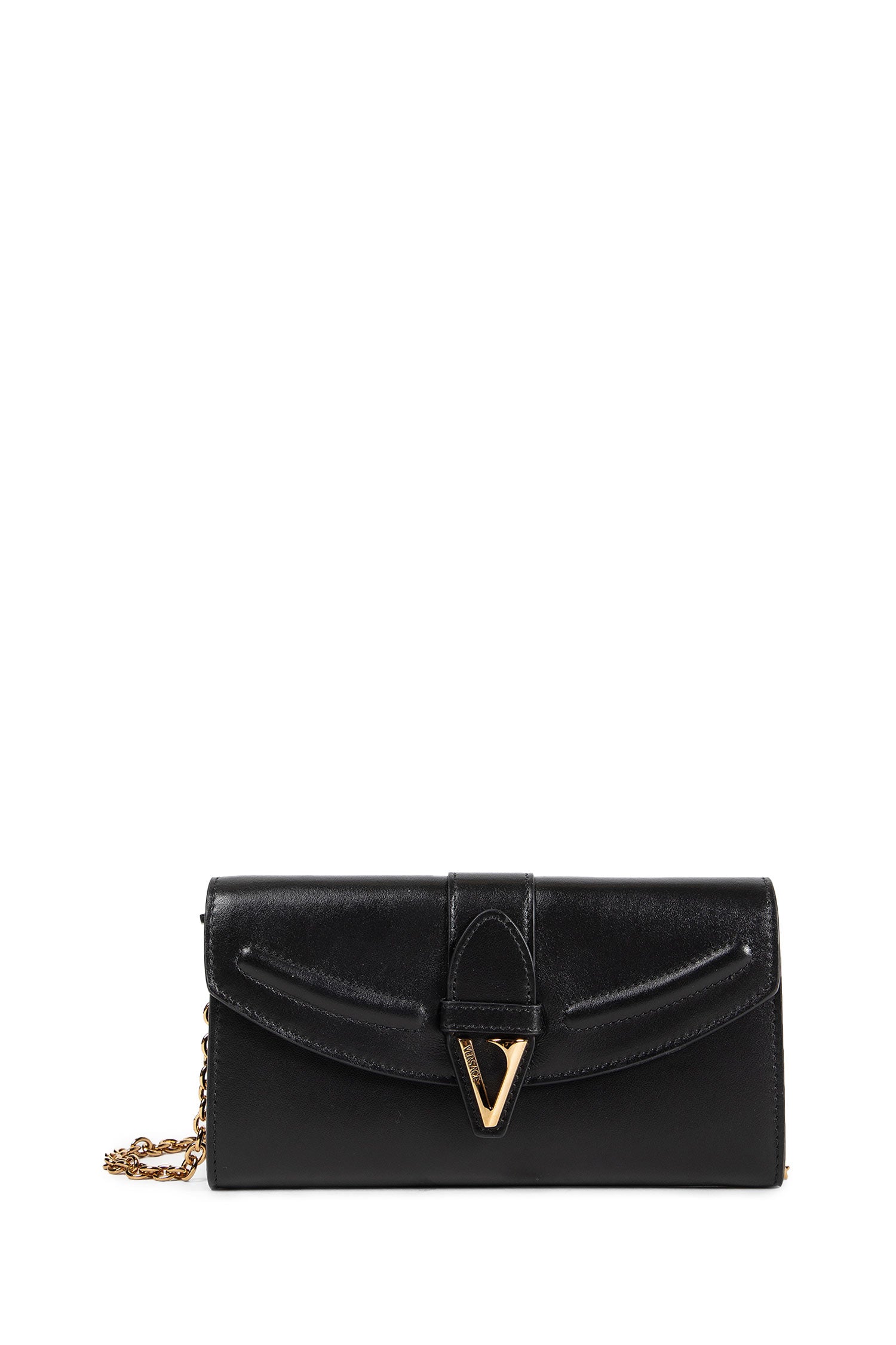 VERSACE WOMAN BLACK WALLETS & CARDHOLDERS