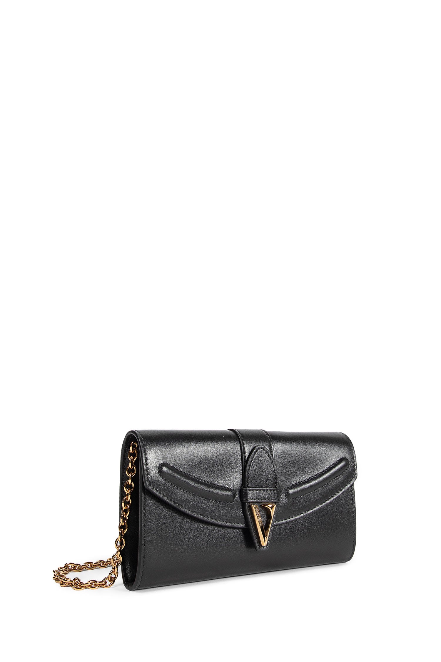 VERSACE WOMAN BLACK WALLETS & CARDHOLDERS