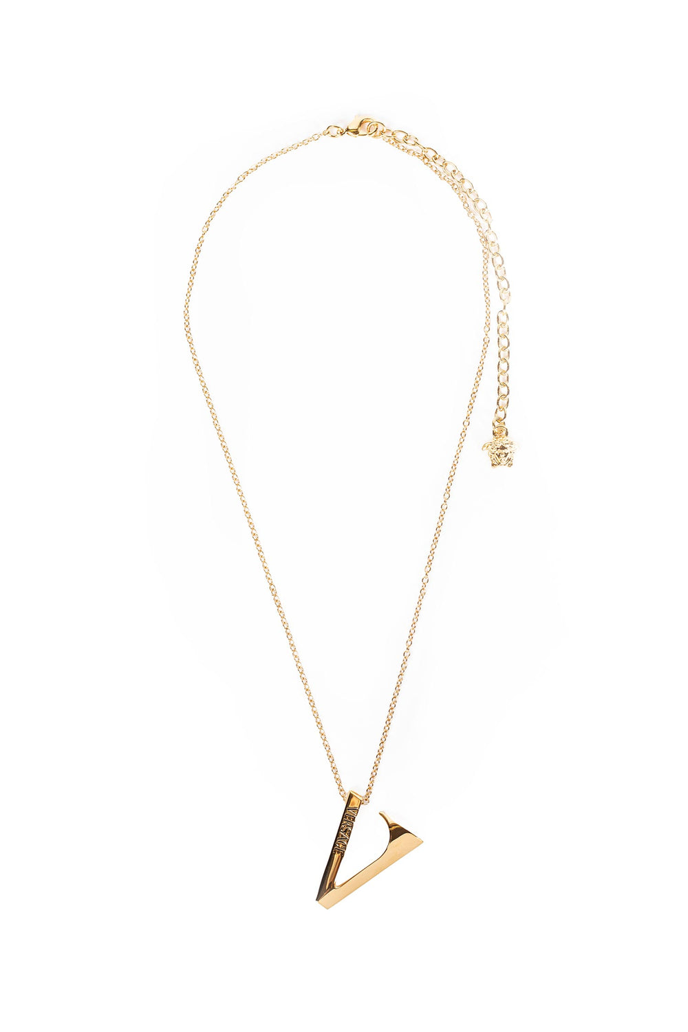 VERSACE V Pendant Necklace woman
