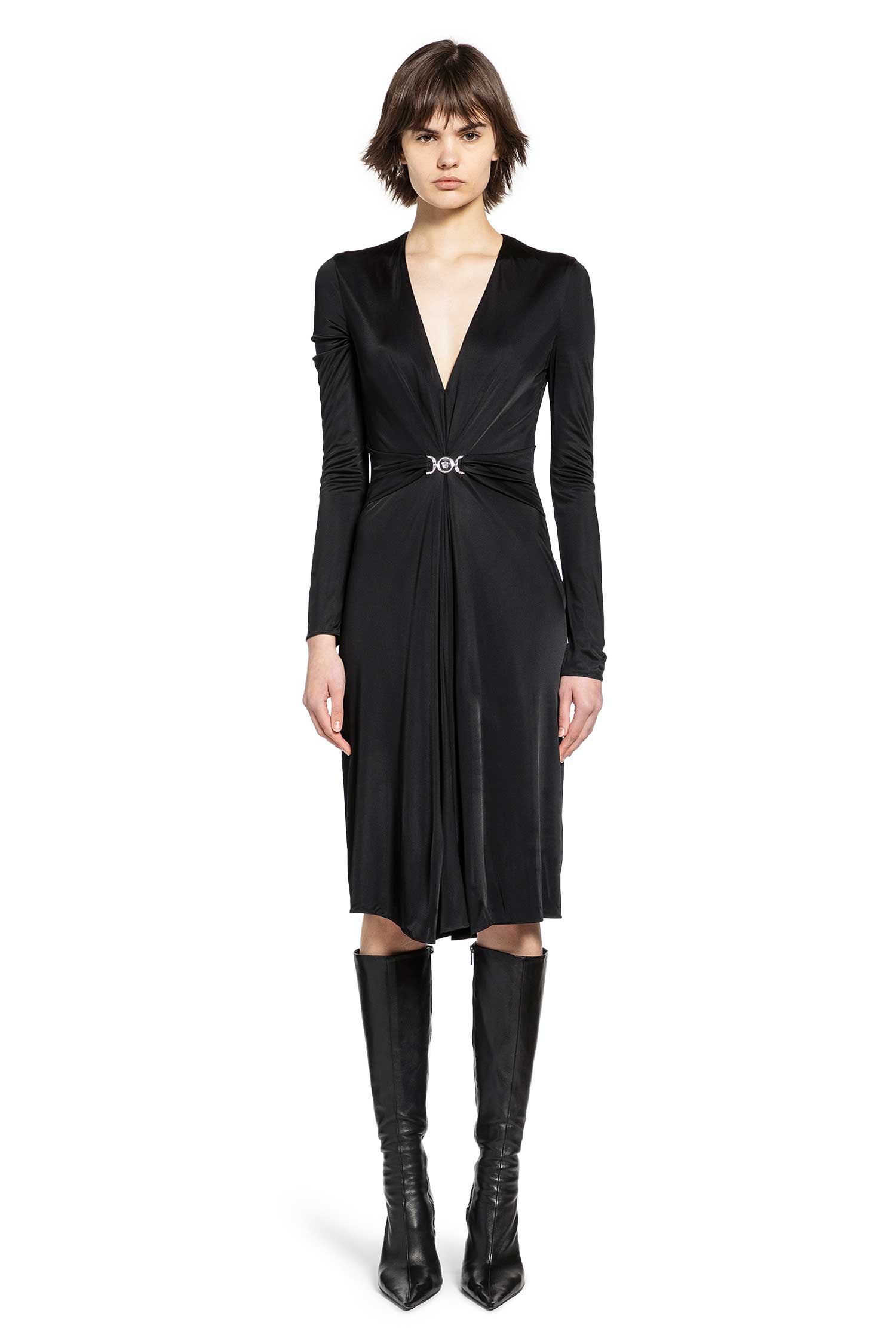 Viscose Jersey Midi Dress