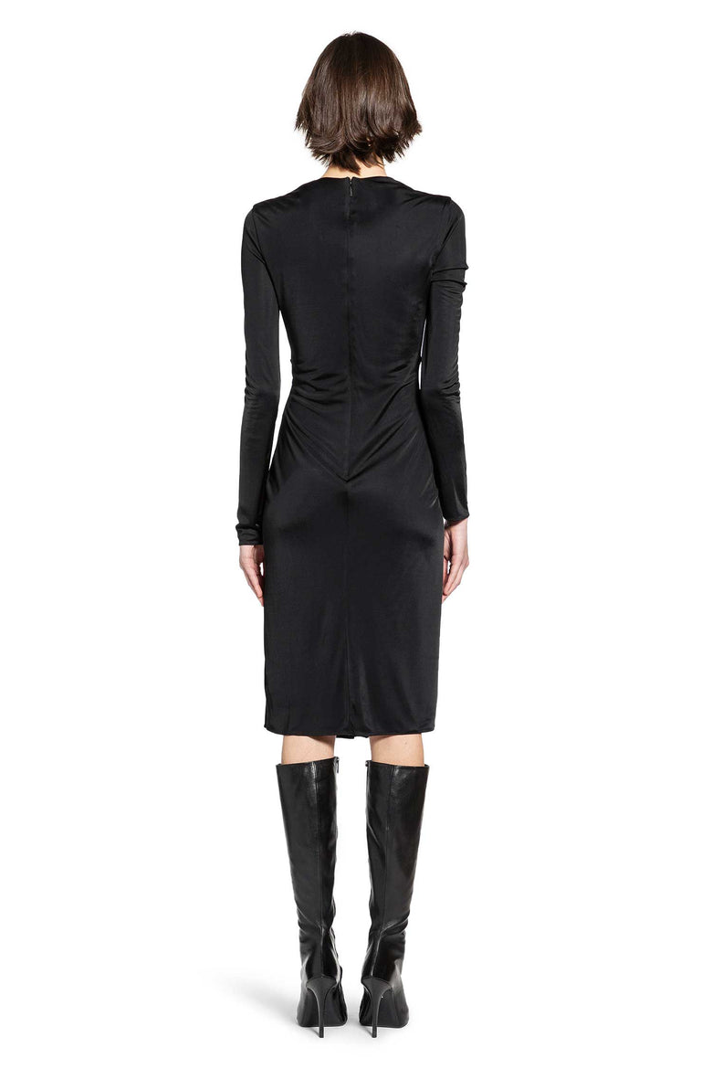 VERSACE Viscose Jersey Midi Dress woman