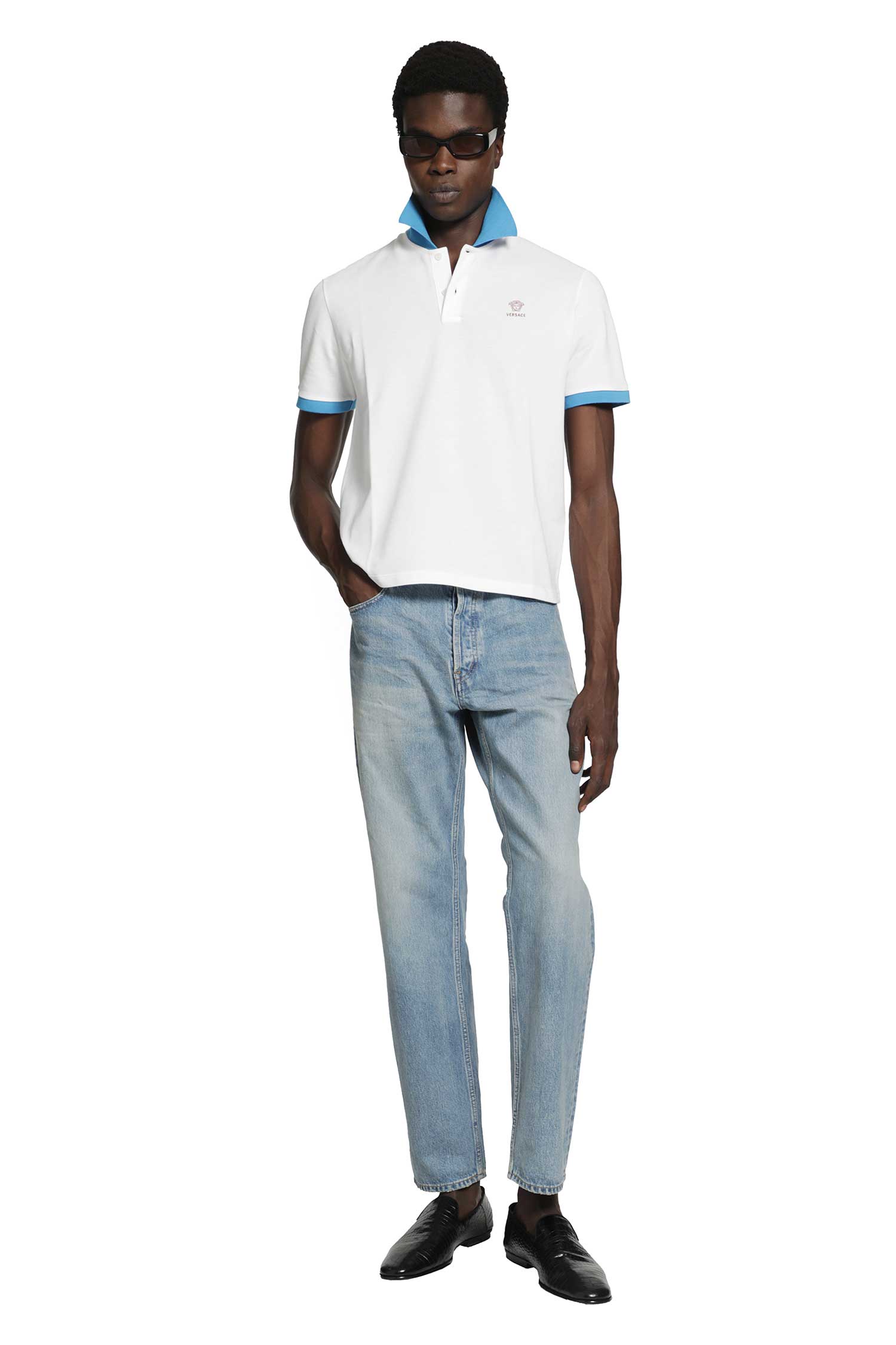 Embroidered Cotton Piqué Polo