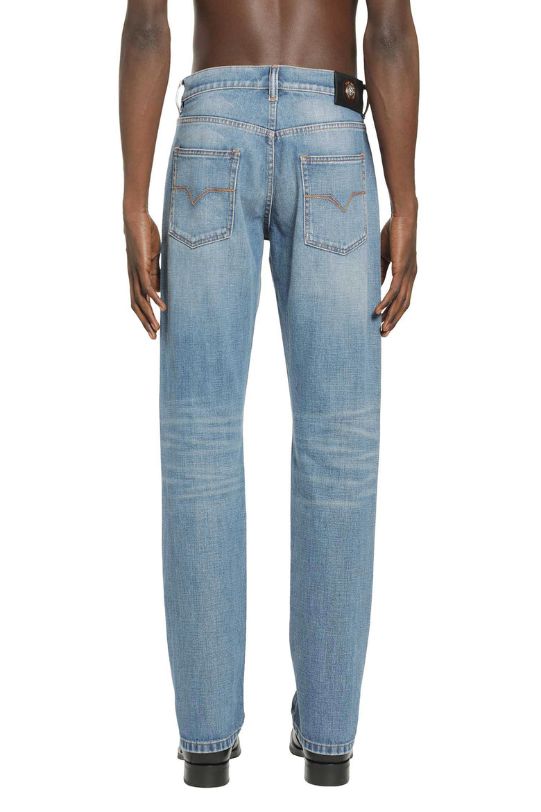 VERSACE Straight Jeans man
