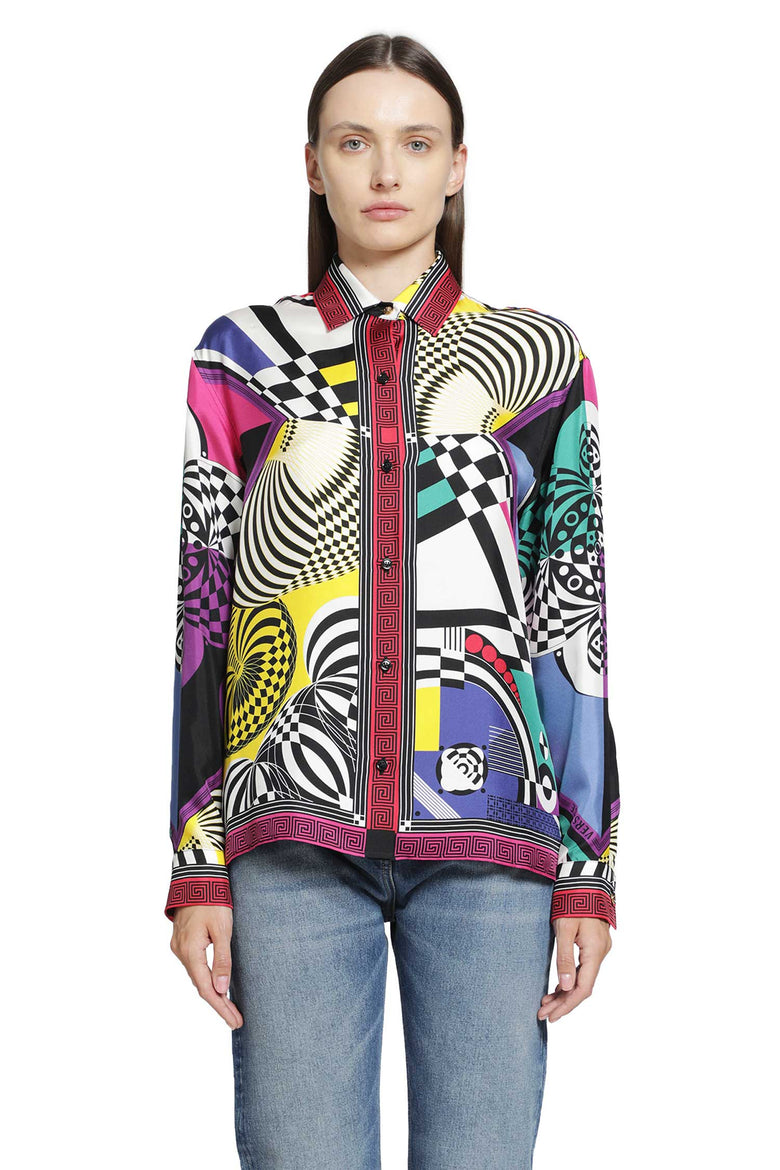 
              VERSACE ''Teatro'' Silk Twill Shirt woman
            
