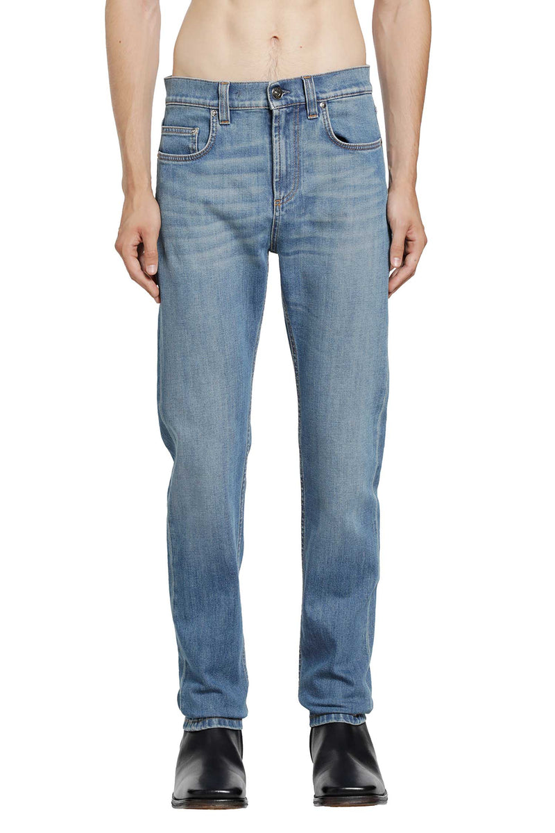 VERSACE Tapered jeans man