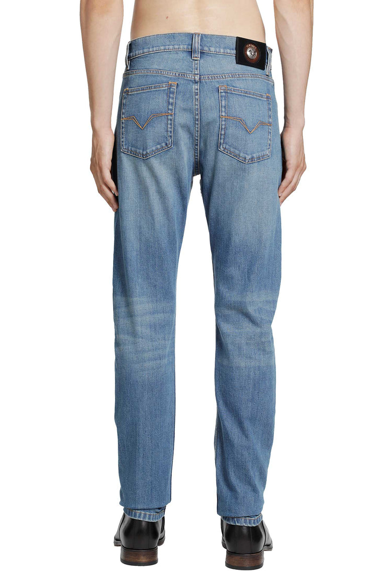VERSACE Tapered jeans man