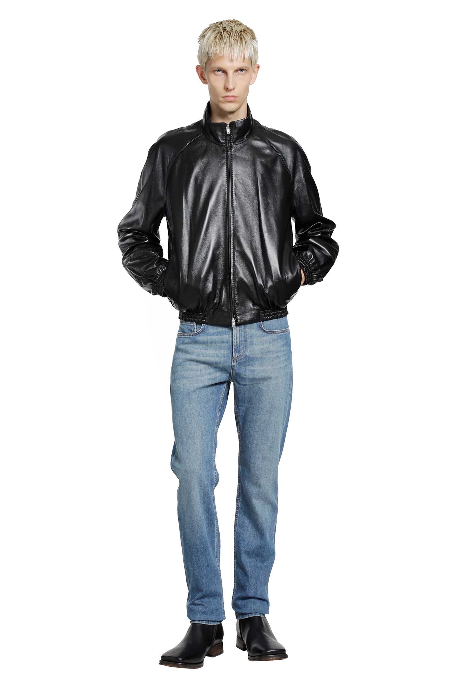 VERSACE Tapered jeans man