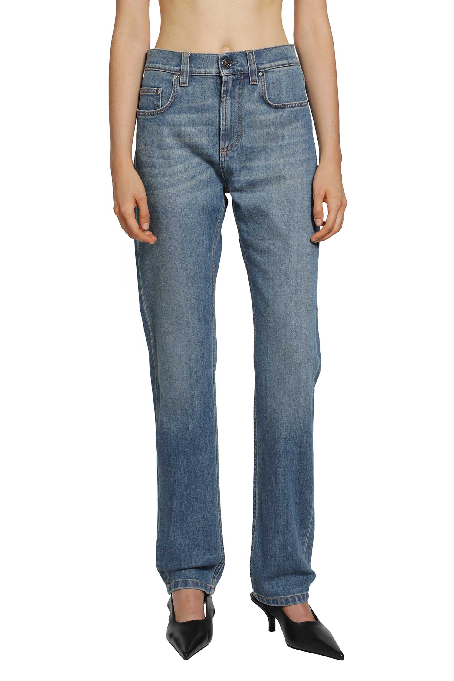VERSACE Tapered jeans man