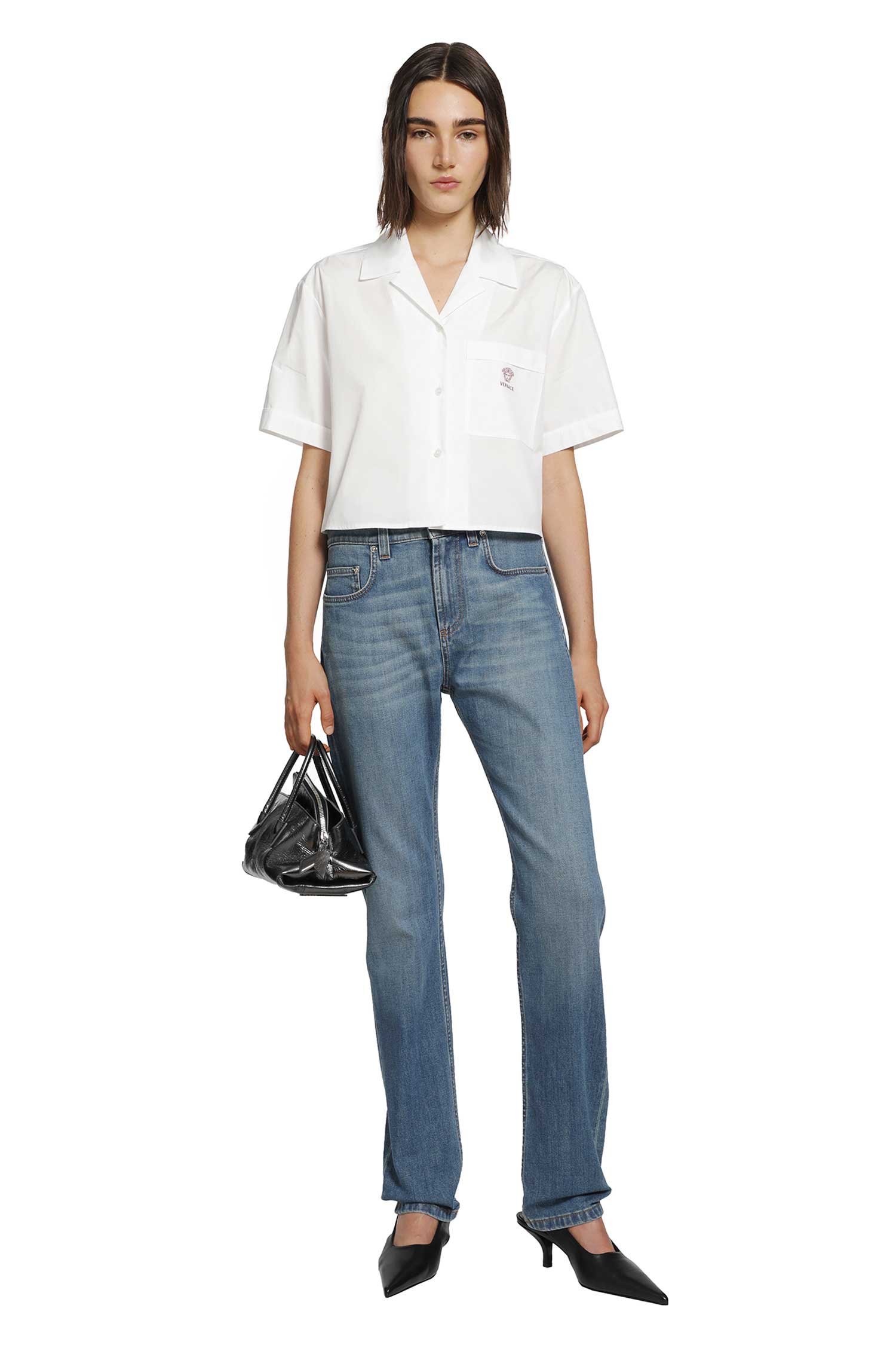 VERSACE Tapered jeans man