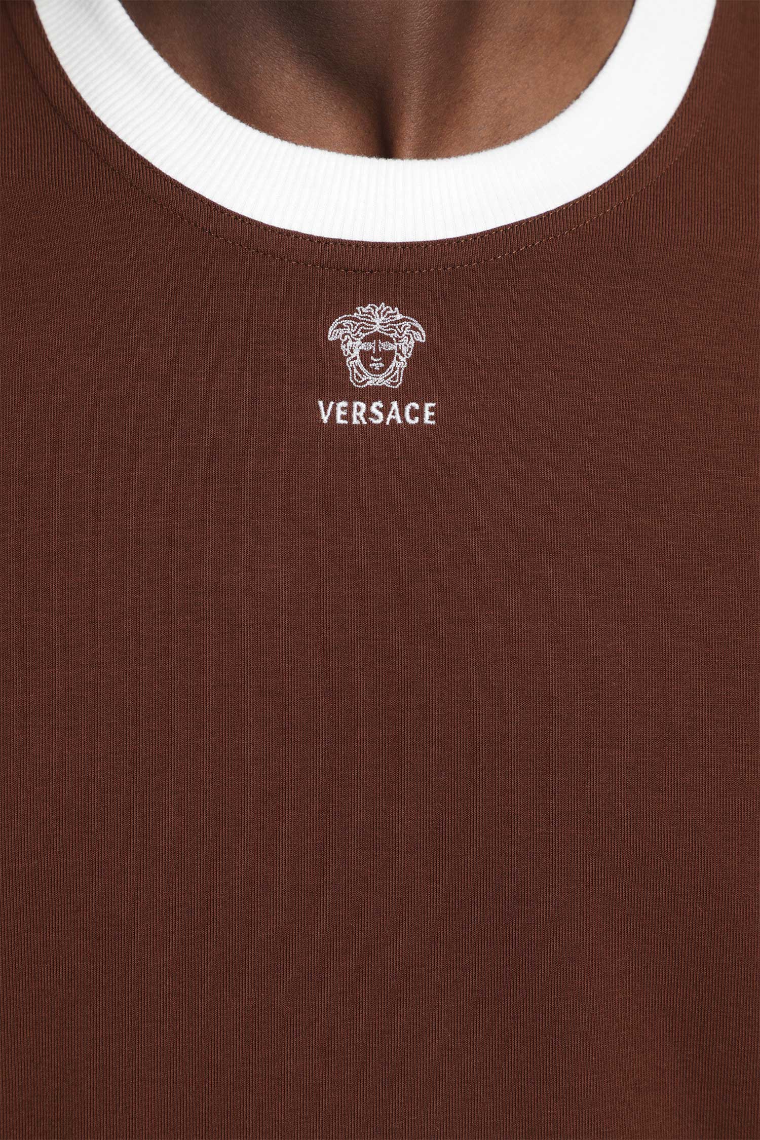 Embroidered-Logo Stretch Jersey T-Shirt