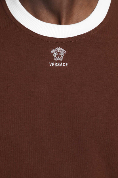 Embroidered-Logo Stretch Jersey T-Shirt