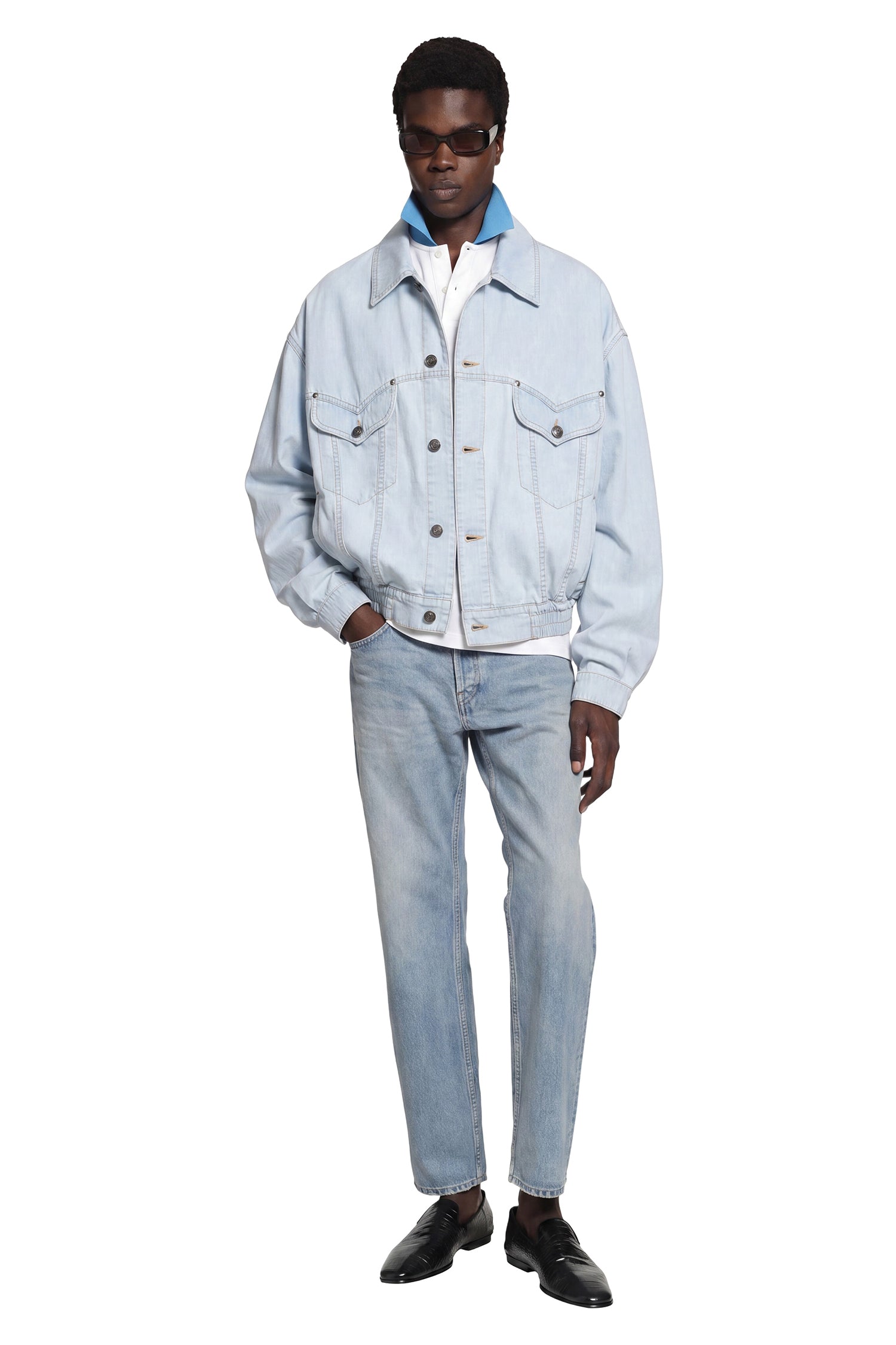 VERSACE Denim Chambray Jacket man