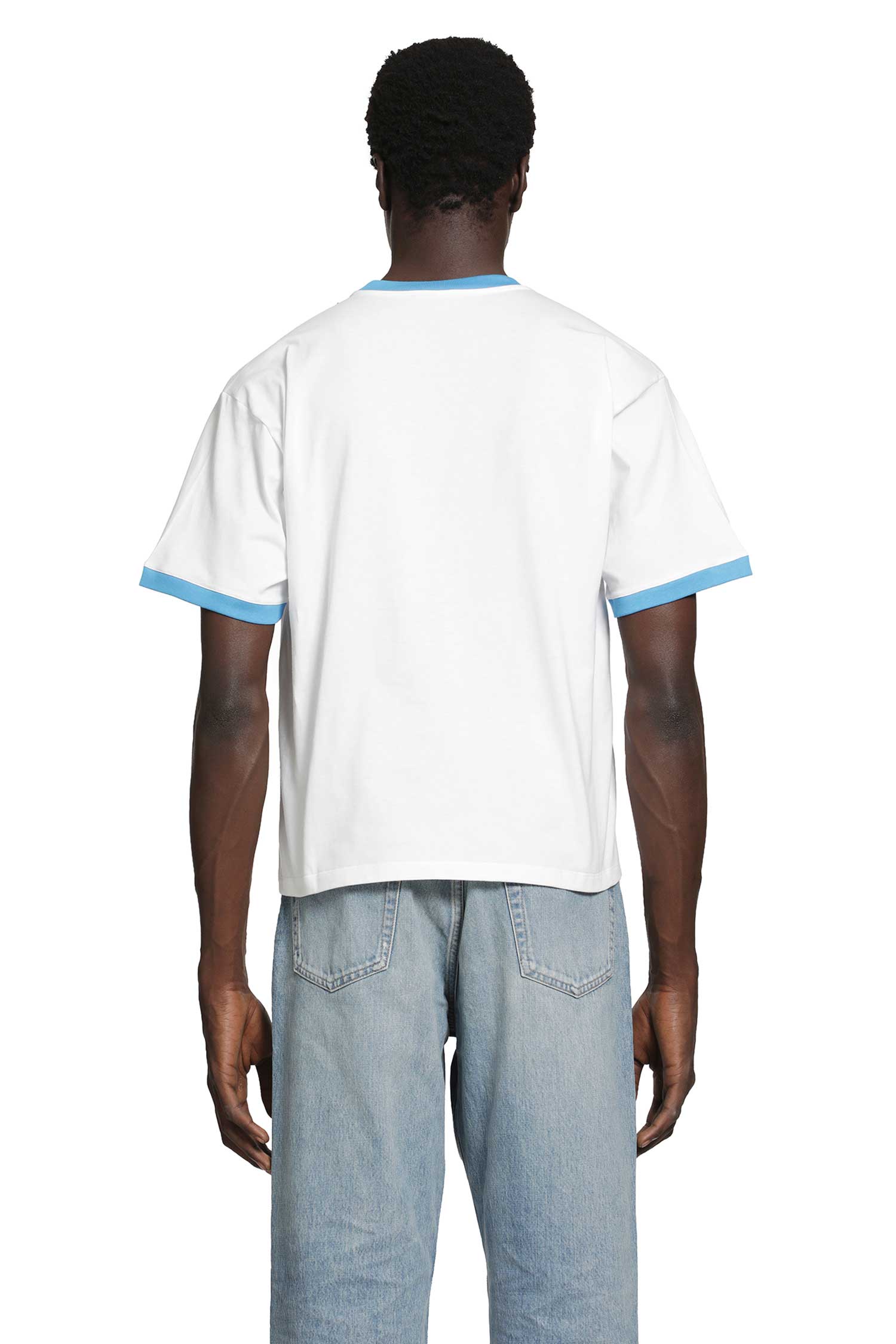 VERSACE Printed Cotton Jersey Regular T-Shirt man
