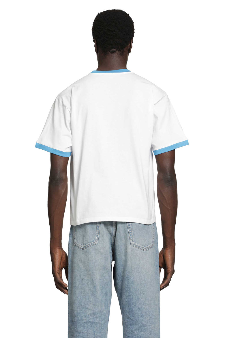 VERSACE Printed Cotton Jersey Regular T-Shirt man