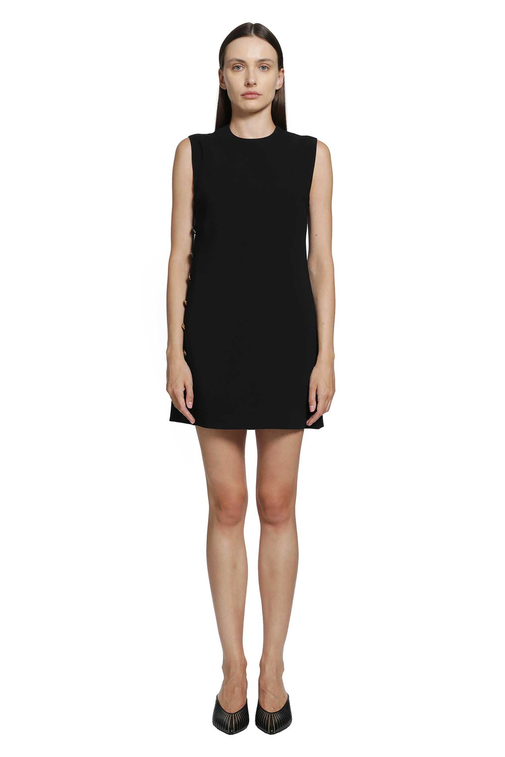 VERSACE Stretch Viscose Cady Mini Dress woman