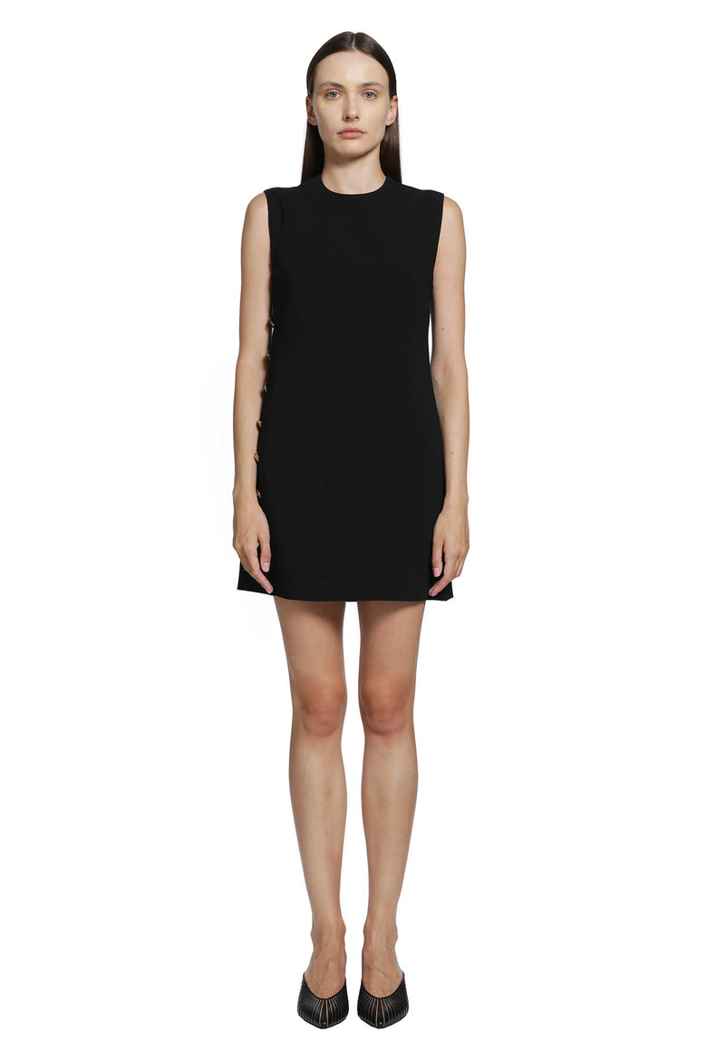 VERSACE Stretch Viscose Cady Mini Dress woman