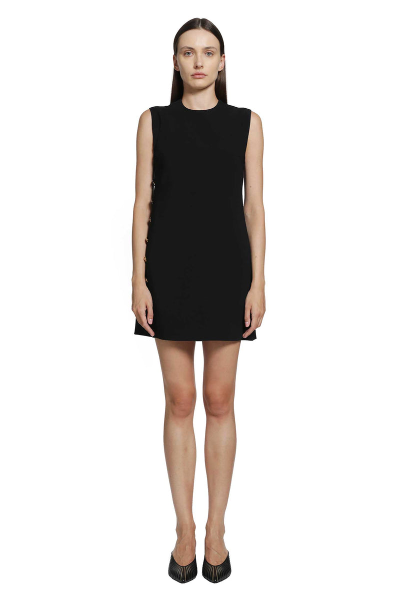 VERSACE Stretch Viscose Cady Mini Dress woman