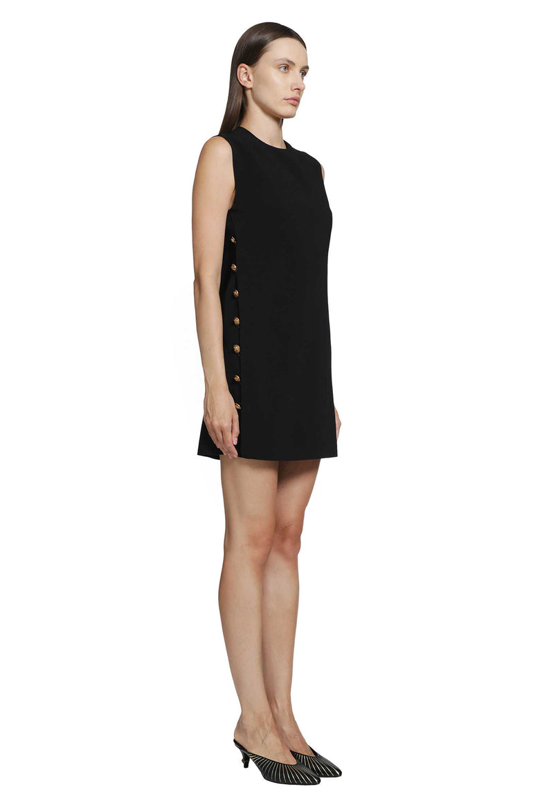 
              VERSACE Stretch Viscose Cady Mini Dress woman
            