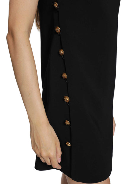 Stretch Viscose Cady Mini Dress