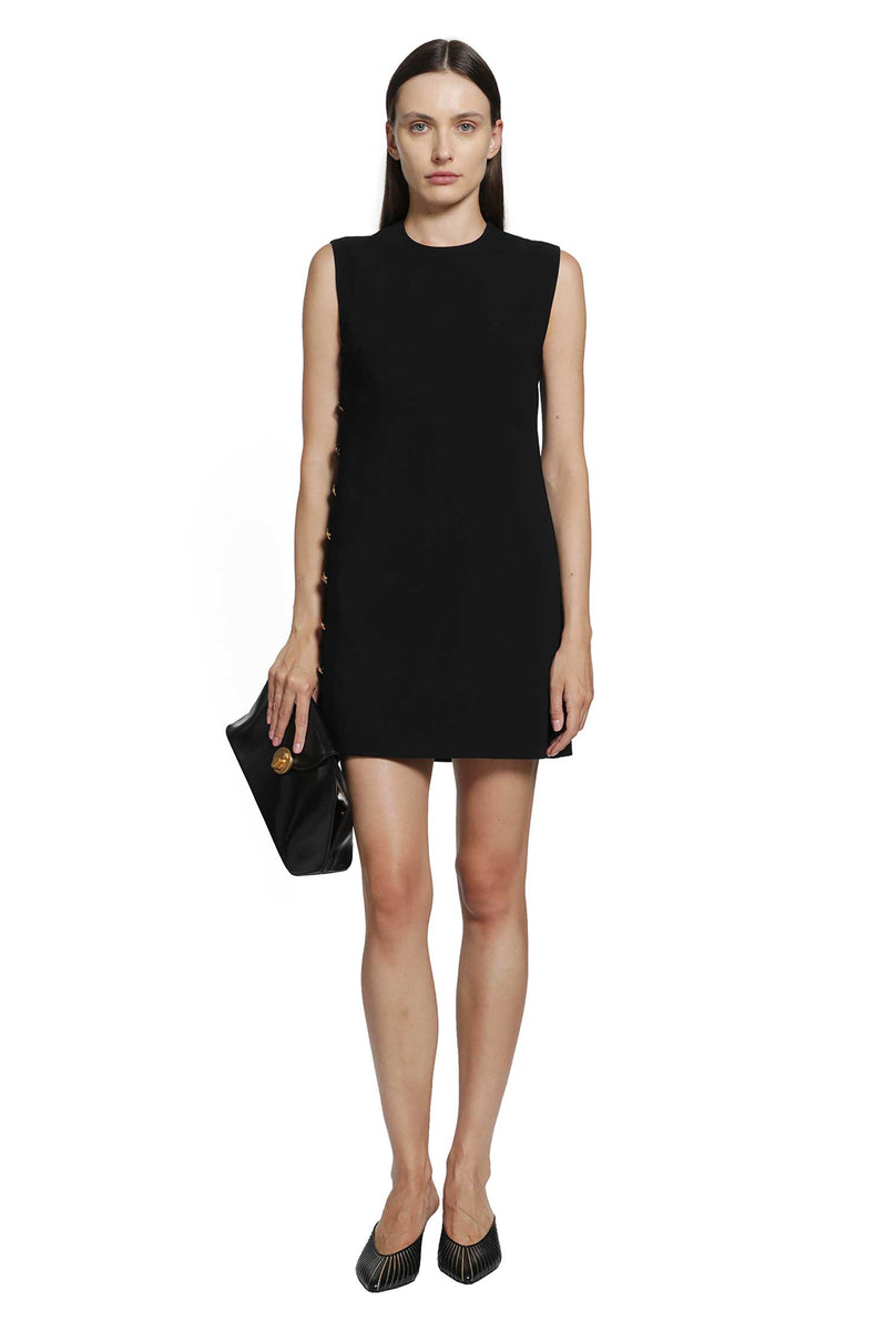 VERSACE Stretch Viscose Cady Mini Dress woman