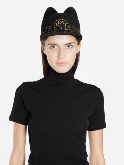 MAISON MICHEL WOMAN BLACK HATS