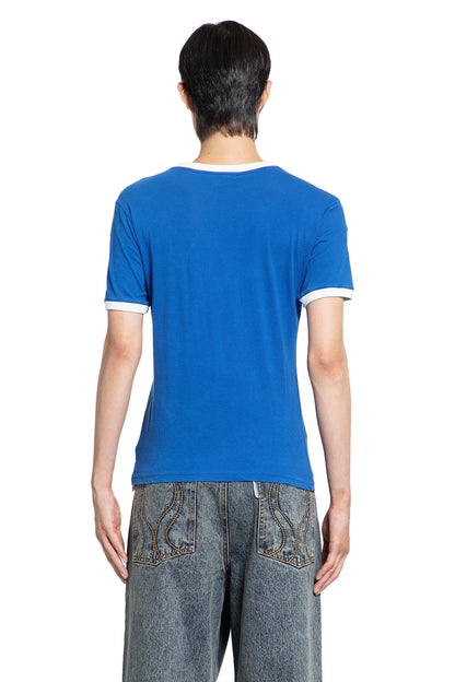 JORDANLUCA MAN BLUE T-SHIRTS & TANK TOPS