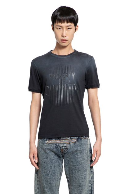 Antonioli JORDANLUCA MAN BLACK T-SHIRTS & TANK TOPS