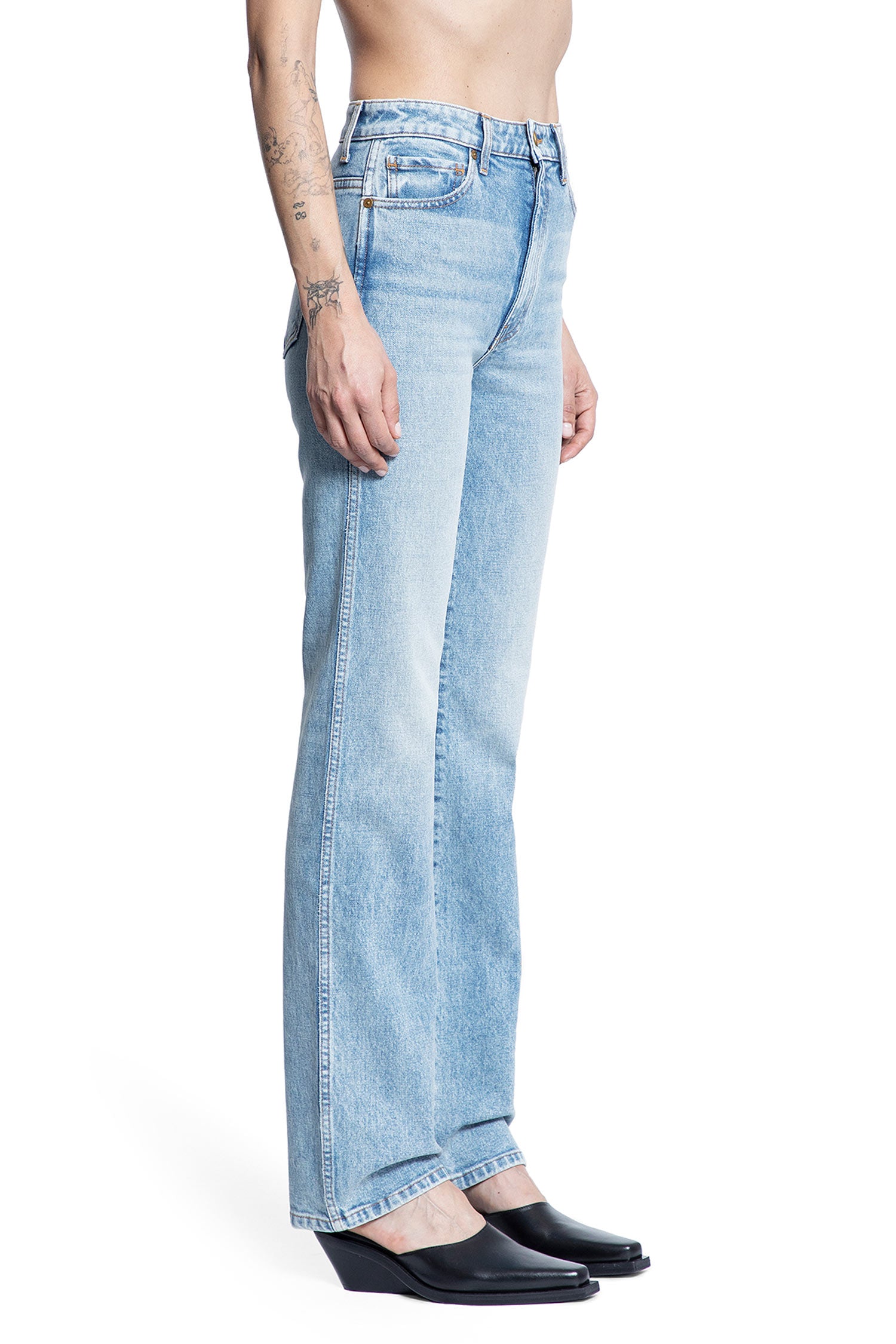 KHAITE WOMAN BLUE JEANS