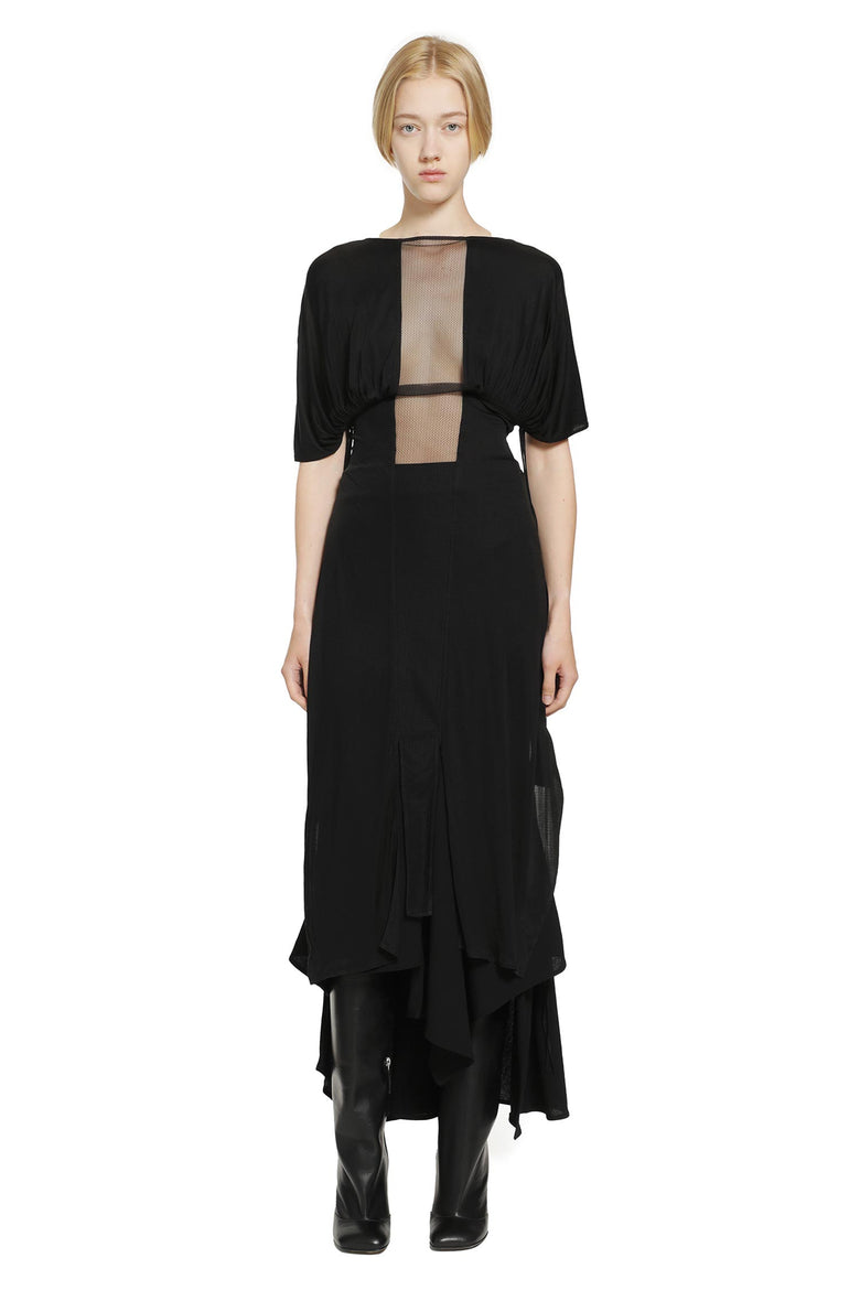 
              YEHUAFAN Crepe de Chine Dress woman
            