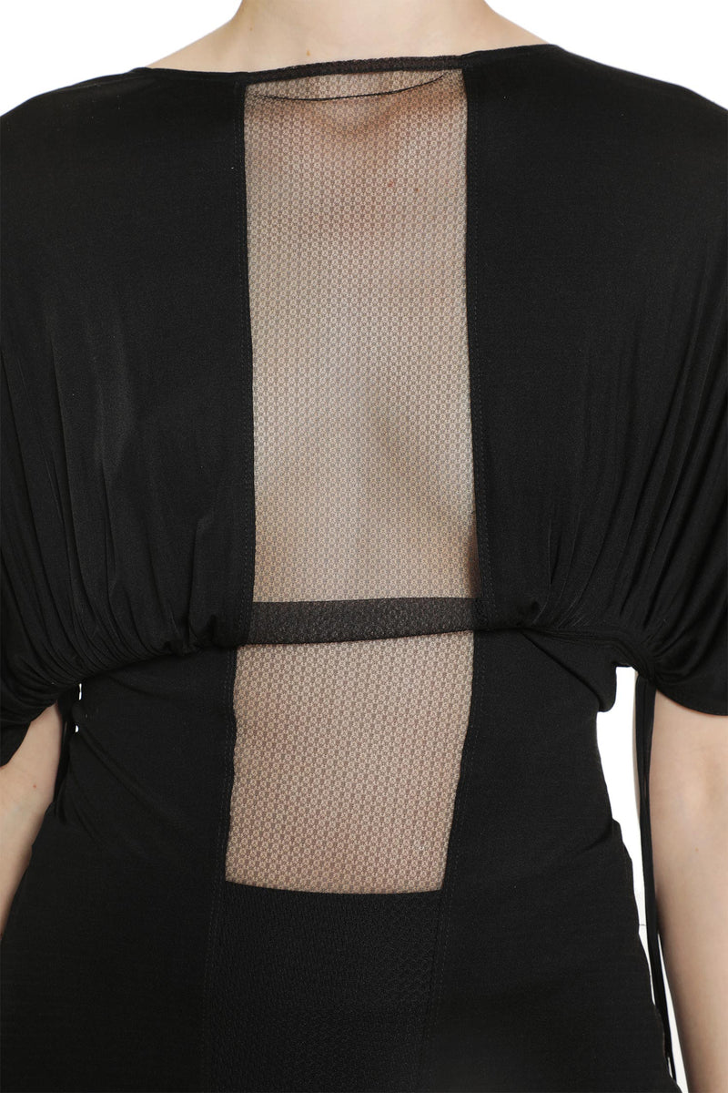 YEHUAFAN Crepe de Chine Dress woman